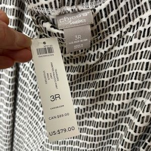 Brand New w/Tags. Chico’s Travelers pants, wide leg. Plus Size 3R.